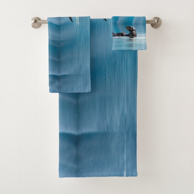Conjunto De Toalhas Lontra de mar brincalhão (Insitu)