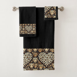 Conjunto De Toalhas Louco Por Seu Amor
