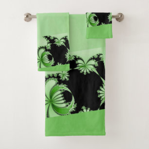 Conjunto De Toalhas Louva-a-deus jardim fractal