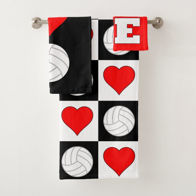 Conjunto De Toalhas Lover De Voleibol Cujo (Insitu)