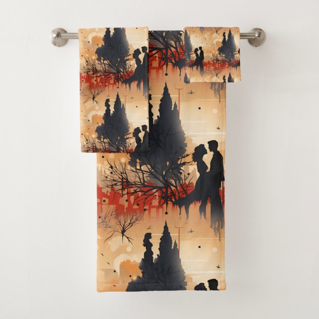 Conjunto De Toalhas Loving Couple  (Insitu)