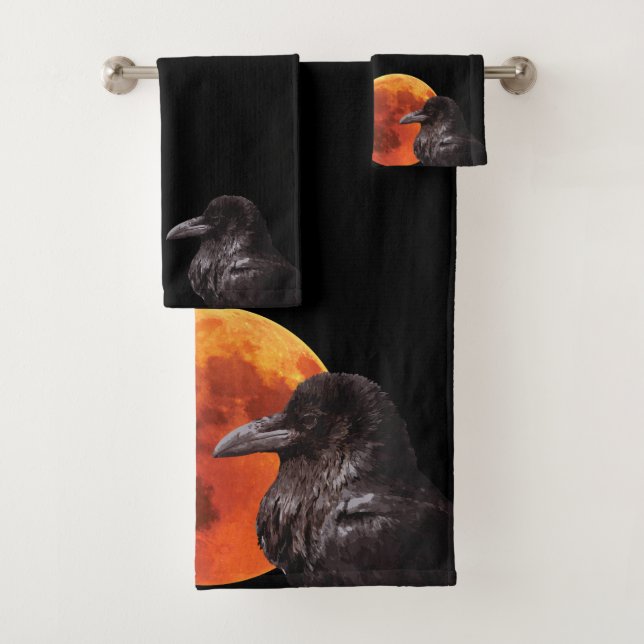 Conjunto De Toalhas Lua e Raven (Insitu)