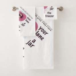 Conjunto De Toalhas Lugares para ficar de graça