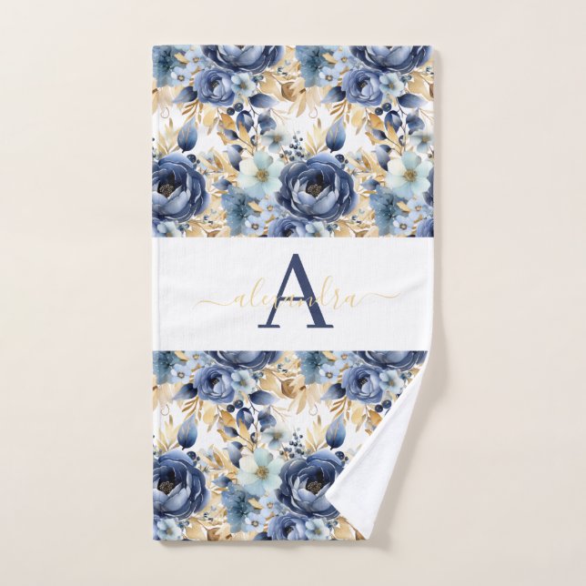 Conjunto De Toalhas Luxury Bath Towel Set | Pamper Yourself w/ Flowers (Toalha de mão)