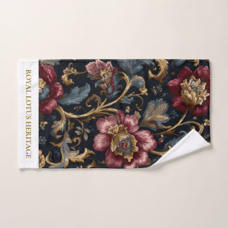 Conjunto De Toalhas Luxury Indian Floral Bath Towel Set Vintage Royal