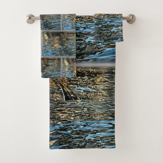 Conjunto De Toalhas Luzes da noite no mar (Insitu)
