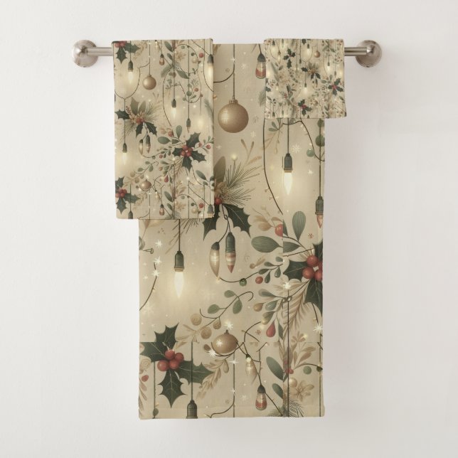 Conjunto De Toalhas Luzes de Fadas, Floresta Brilhante (Insitu)