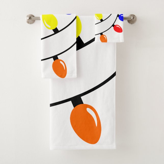 Conjunto De Toalhas Luzes inclinadas (Insitu)