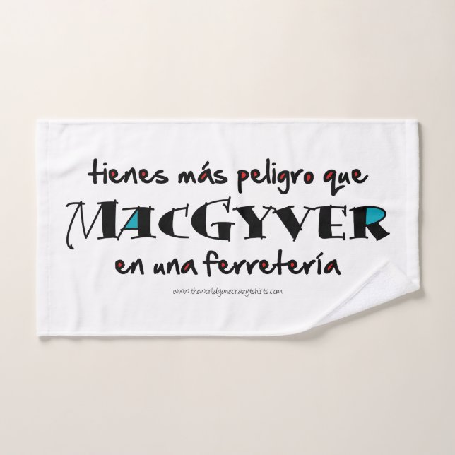 Conjunto De Toalhas MacGyver en una ferretería (Toalha de mão)