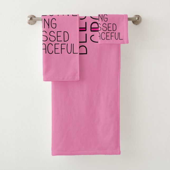 Conjunto De Toalhas Mãe Anagram Mãe Protetora Incrível (Insitu)