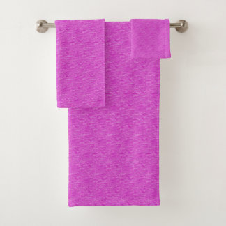 Conjunto De Toalhas Magenta
