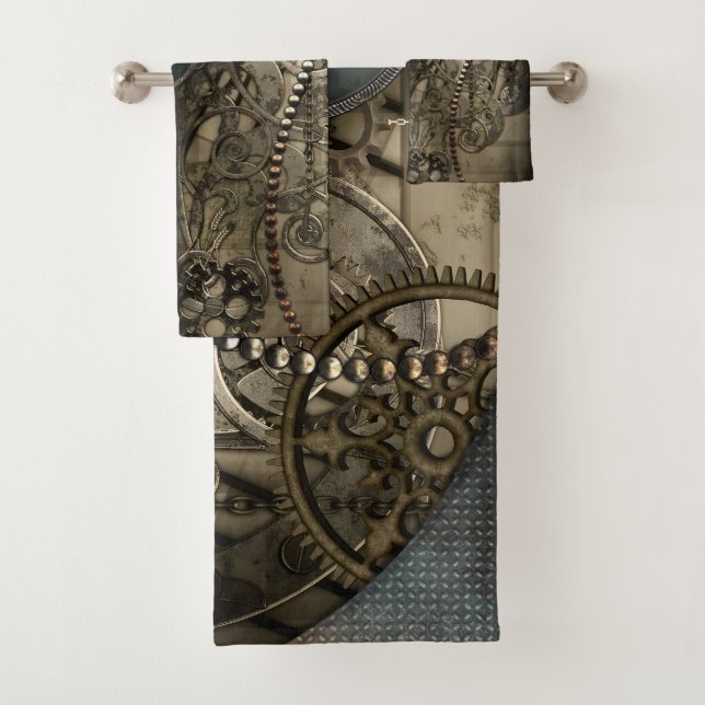 Conjunto De Toalhas Magnífico design steampunk elegante (Insitu)