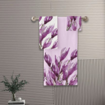 Magnolia Floral Watercolor Violet Blush