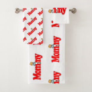 Conjunto De Toalhas Mamãe