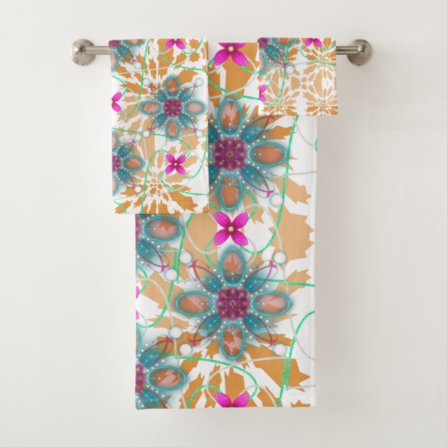 Conjunto De Toalhas Mandala e Beige Pattern (Insitu)