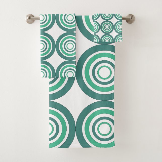Conjunto De Toalhas Mandala Geométrico  (Insitu)
