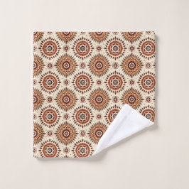 Conjunto De Toalhas Mandala Radiância Terrosa