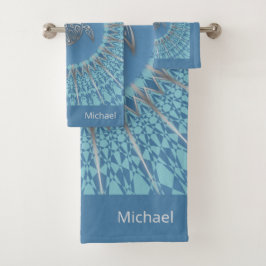 Conjunto De Toalhas  Mandala Tropical