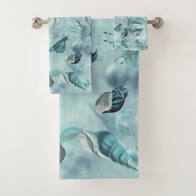 Conjunto De Toalhas Maravilha dos escudos do mar (Insitu)