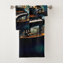 Maravilhoso piano de fantasia encurvado