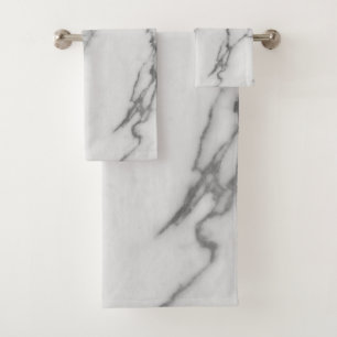 Conjunto De Toalhas Marble italiano #4 #faux #marble #decor #art