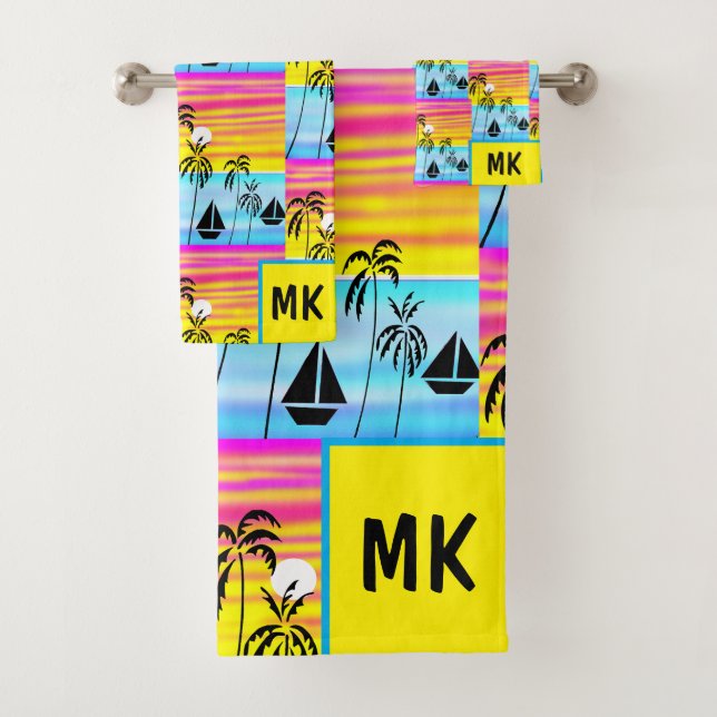 Conjunto De Toalhas Marcha Solar Tropical Incrível (Insitu)