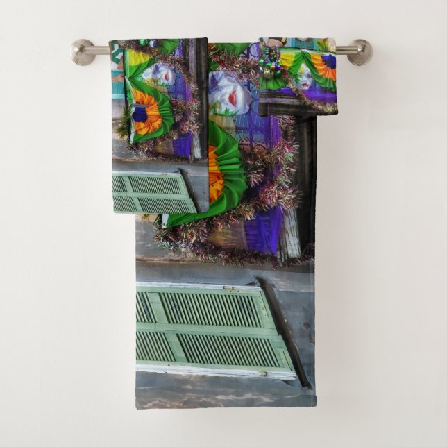 Conjunto De Toalhas Mardi Gras Men de SlipperyJoe (Insitu)