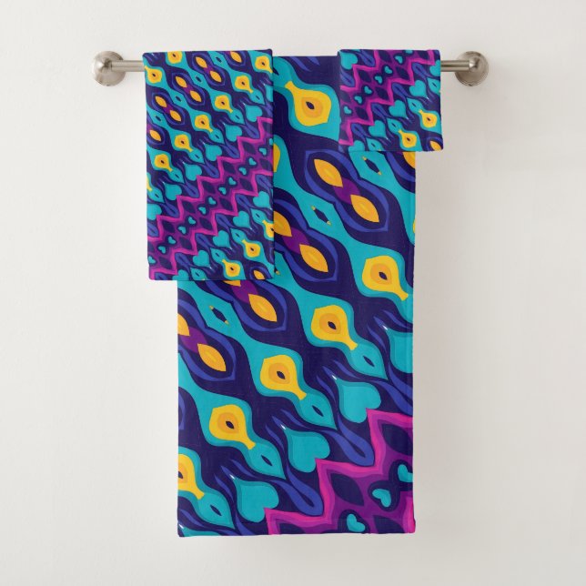 Conjunto De Toalhas Marés Boho Teardrop (Insitu)