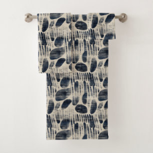 Conjunto De Toalhas Marés místico do Shibori Japonês