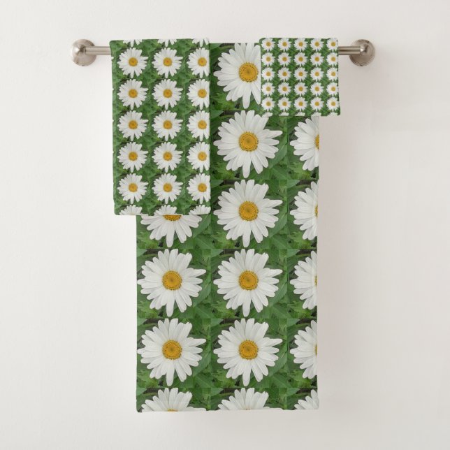 Conjunto De Toalhas Margarida Branca (Insitu)