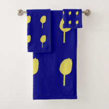 Marinho Azul Ouro Dourado Amarelo Padrões das Tul