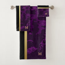 Mármaco Dourado Preto De Luxo Monograma