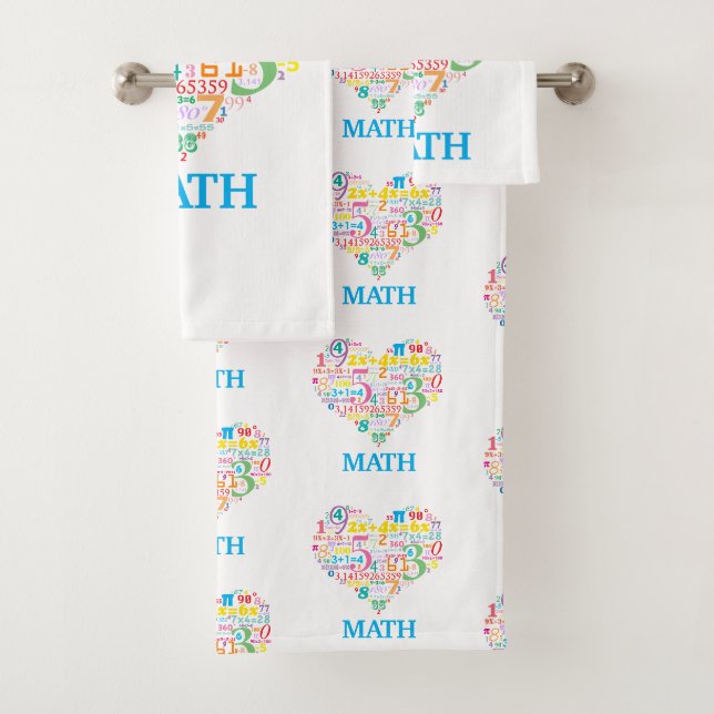 Conjunto De Toalhas Matemática do Coração (Insitu)