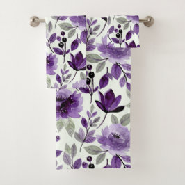 Conjunto De Toalhas Mauve Rich Rich Trendy Mint