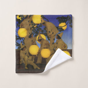 Conjunto De Toalhas Maxfield Parrish Os Portadores de Lanternas 1908 V