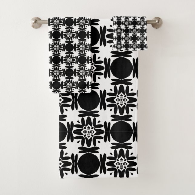 Conjunto De Toalhas Medalhão de Obsidiana (Insitu)