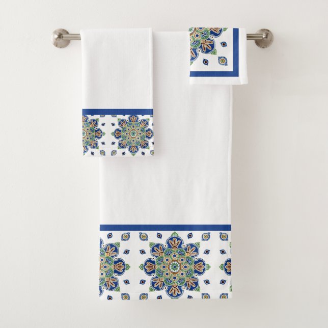 Conjunto De Toalhas Medallion Bath Towel Set (Insitu)