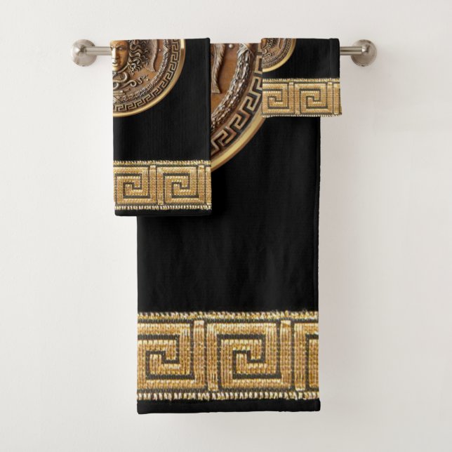 Conjunto De Toalhas Medusa Renascimento Grego (Insitu)