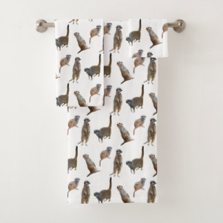Conjunto De Toalhas Meerkat Frenzy Bathroom Towel Set