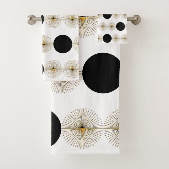 Conjunto De Toalhas Meio círculo moderno do meio século (Insitu)