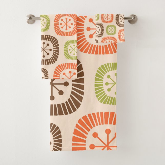 Conjunto De Toalhas Meio século Moderna Era Atômica (Insitu)