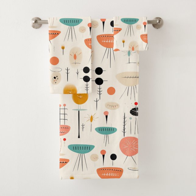 Conjunto De Toalhas Meio século moderno (Insitu)