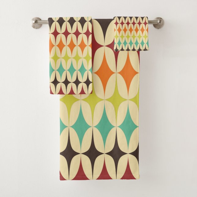 Conjunto De Toalhas Meio século moderno  (Insitu)