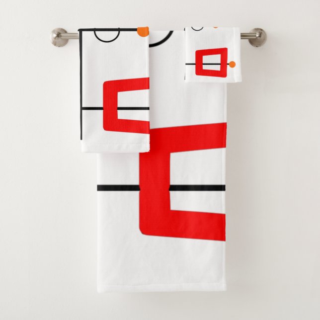 Conjunto De Toalhas Meio século moderno móvel (Insitu)