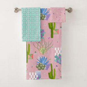 Conjunto De Toalhas Meio século Paisagem Moderna do Deserto l Qualquer