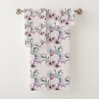 Conjunto De Toalhas Melody Rosa