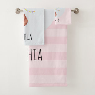 Conjunto De Toalhas Meninas Cachorro de Cana-de-Água Leve Animal e Cri