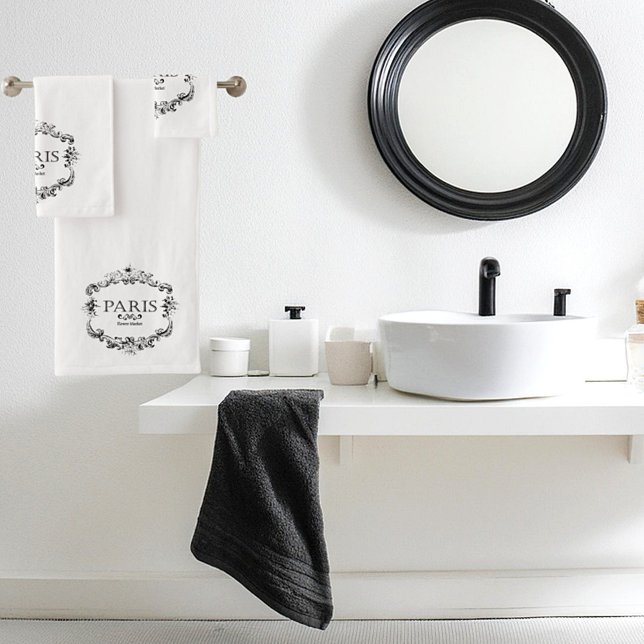 Conjunto De Toalhas Mercado de flores de Paris (Criador carregado)