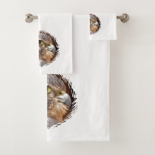 CONJUNTO DE TOALHAS MERLIN FALCON BIRD OF PREY (Insitu)