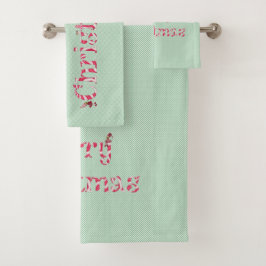 Conjunto De Toalhas Merry Christmas Candy Swirl Winter GnomBolinhas